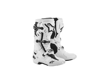 boty TECH 10, ALPINESTARS, perforované (bílá, vel. 44,5)