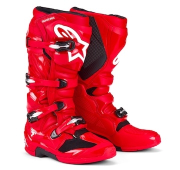 boty TECH 7, ALPINESTARS (červená, vel. 43)