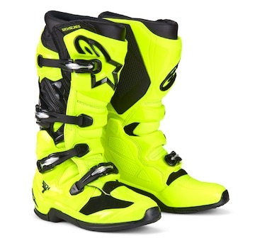 boty TECH 7, ALPINESTARS (žlutá fluo/černá, vel. 43)