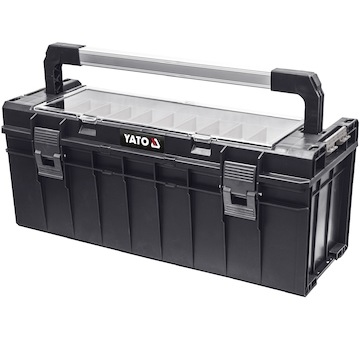 Box na nářadí plastový s organizérem 650x270x272mm