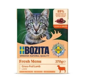Bozita Cat kousky v omáčce s jehněčím, tetrapak 370 g 