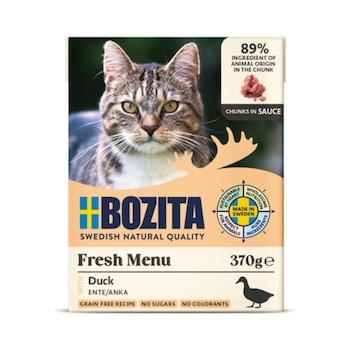 Bozita Cat kousky v omáčce s kachním, tetrapak 370 g