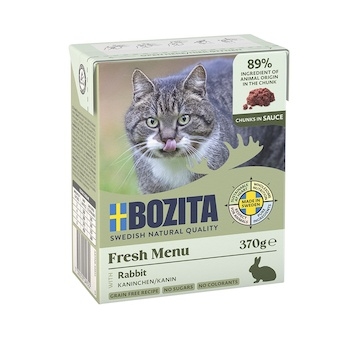 Bozita Cat kousky v omáčce s králičím, tetrapak 370 g