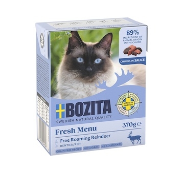 Bozita Cat kousky v omáčce se sobím masem, tetrapak 370 g