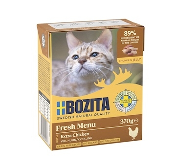 Bozita Cat kousky v želé s kuřecím, tetrapak 370 g