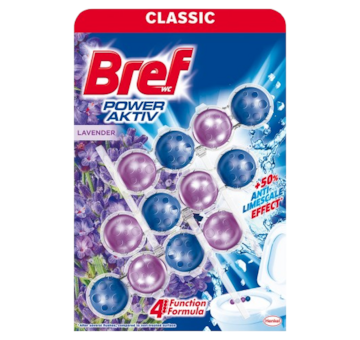 Bref WC CLASSIC power aktiv 3x50g Lavender závěs
