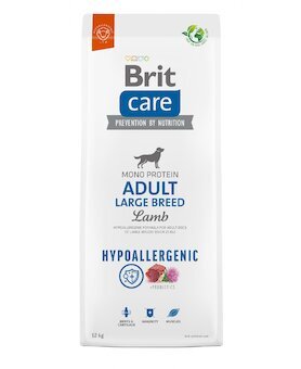 Brit Care Dog Hypoallergenic Adult Large Breed - lamb and rice, 12kg