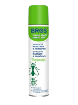 Bros Zelená síla sprej proti mouchám a komárům 300ml