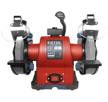 Bruska stolní dvoukotoučová, 520W, BG 52L, EXTOL PREMIUM