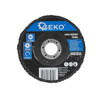 Brusný kotouč netkaný 125×22,2 mm, na kov, plast - GEKO