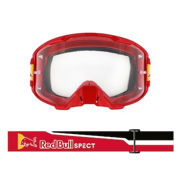 brýle STRIVE, RedBull Spect (červené mátné, plexi čiré)