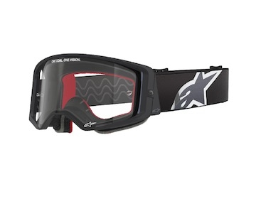 brýle SUPERTECH CORP, ALPINESTARS (černá/šedá, čiré plexi) 2025