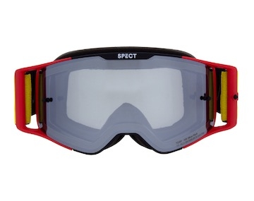 brýle TORP, RedBull Spect (černé/červené matné, plexi stříbrné zrcadlové)