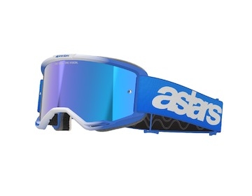brýle VISION 5 BLAZE, ALPINESTARS (modrá, zrcadlové modré plexi) 2025