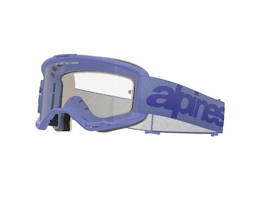 brýle VISION 5 WORDMARK, ALPINESTARS (fialová, čiré plexi) 2025