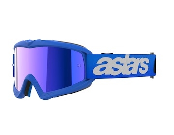 brýle VISION YOUTH BLAZE, ALPINESTARS, dětské (modrá, zrcadlové modré plexi) 2025