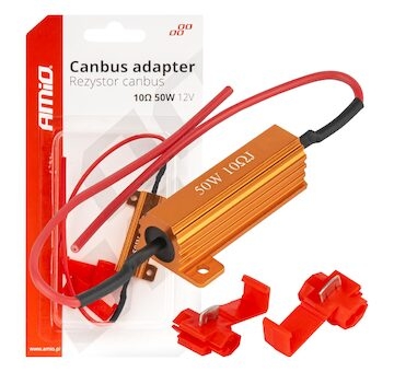 CANBUS rezistor pro LED žárovky 10Ω 50W AMIO-04096
