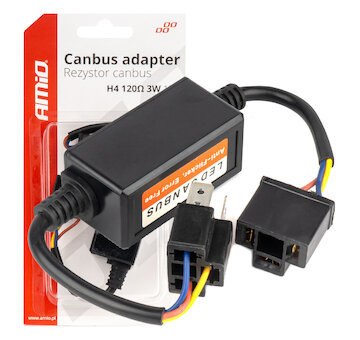 CANBUS rezistor pro LED žárovky 3W 120Ω H4 AMIO-04127