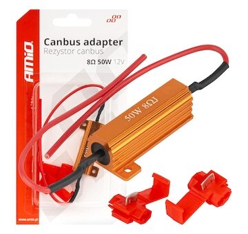 CANBUS rezistor pro LED žárovky 8Ω 50W AMIO-04095