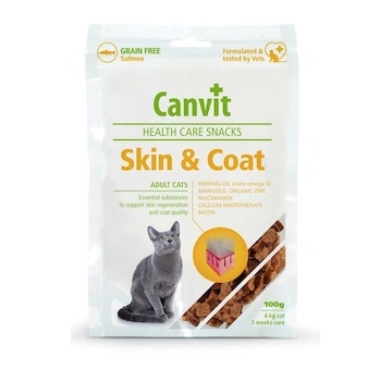 Canvit SNACKS Cat Skin & Coat 100 g 