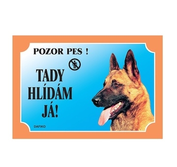 Cedulka Dafiko BELGICKÝ OVČÁK