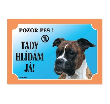 Cedulka Dafiko BOXER