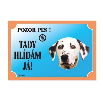 Cedulka Dafiko DALMATIN