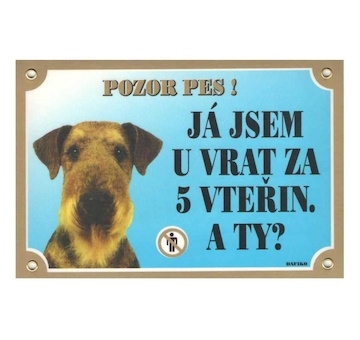 Cedulka Dafiko ERDELTERIÉR