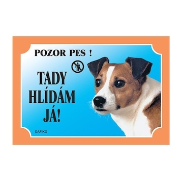 Cedulka Dafiko JACK RUSSEL TERIÉR