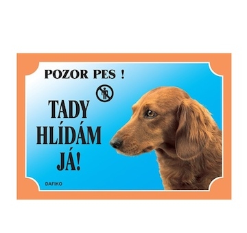 Cedulka Dafiko JEZEVČÍK dlouhosrstý