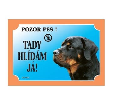 Cedulka Dafiko ROTVAJLER