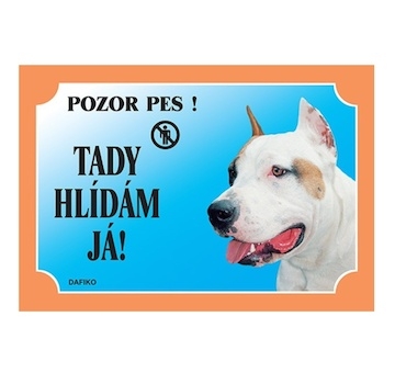 Cedulka Dafiko STAFORDŠÍRSKÝ TERIÉR