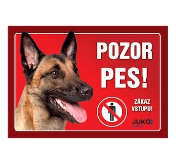 Cedulka Juko BELGICKÝ OVČÁK MALINOIS