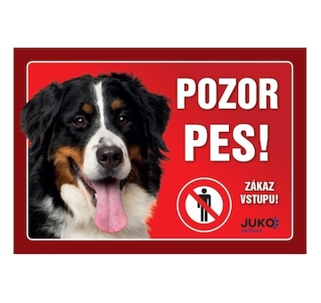 Cedulka Juko BERNSKÝ SALAŠNICKÝ
