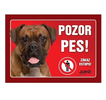Cedulka Juko BOXER