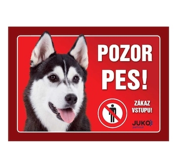 Cedulka Juko HUSKY / MALAMUT