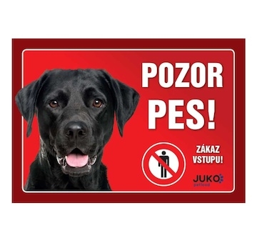 Cedulka Juko LABRADOR černý