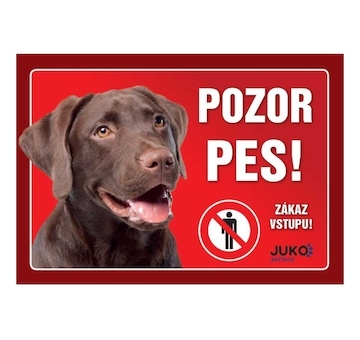 Cedulka Juko LABRADOR hnědý