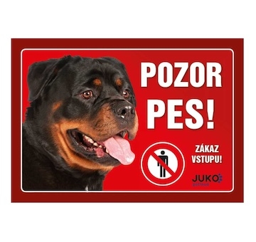 Cedulka Juko ROTVAJLER