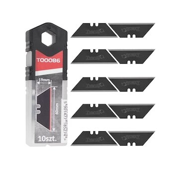 Čepele lichoběžníkové 60x19x0,6mm, SK2H, 10ks TVARDY