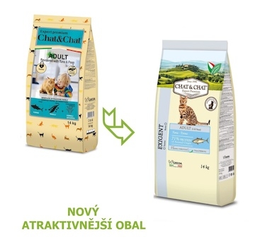 Chat & Chat Exigent Adult Tuna 14 kg