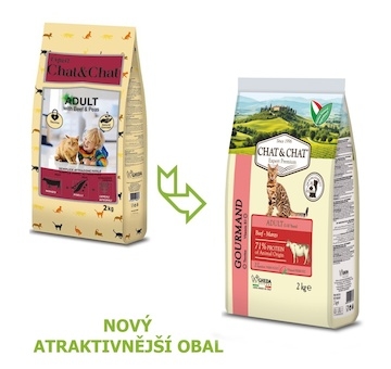 Chat & Chat Expert Adult Gourmand Beef 2 kg
