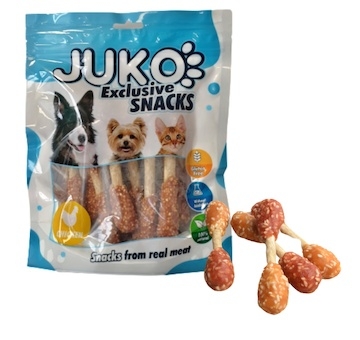 Chicken & Duck with Rice Dumbbell JUKO Snacks 250 g