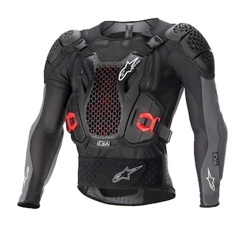 chránič těla BIONIC PLUS 2, ALPINESTARS (černá/šedá/červená, vel. L)