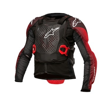 chránič těla BIONIC TECH YOUTH, ALPINESTARS, dětský (černá/bílá/červená, vel. S/M)