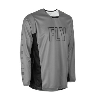 cyklo dres RADIUM, FLY RACING - USA (šedá/černá , vel. L)