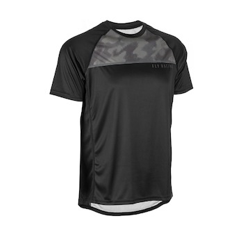 cyklo dres SUPER D, FLY RACING - USA (černá/camo , vel. M)