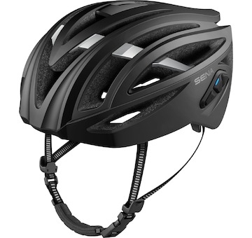 cyklo přilba s headsetem R2 EVO, SENA (matná černá, vel. S)