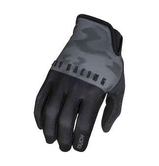 cyklo rukavice MEDIA, FLY RACING - USA (černá/šedá/camo , vel. S)