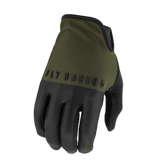 cyklo rukavice MEDIA, FLY RACING - USA (zelená/černá , vel. S)